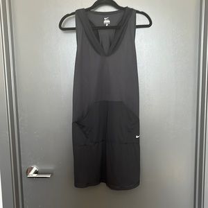 Nike mesh black swim cover-up